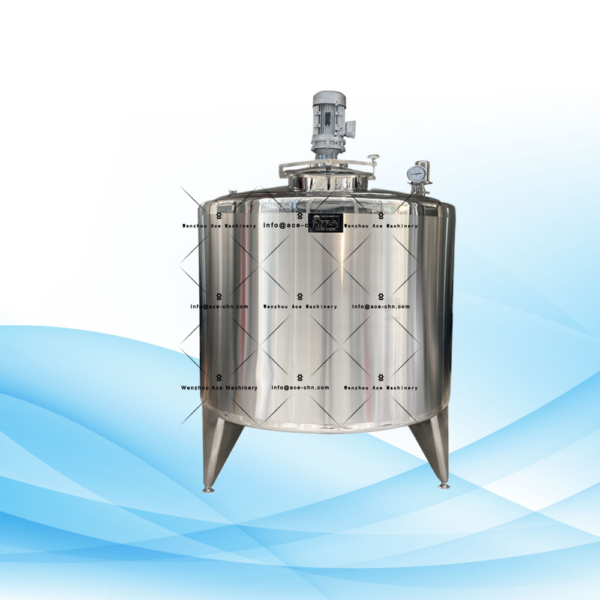 Milk mixing tank