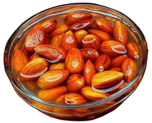 Soaking the Almonds