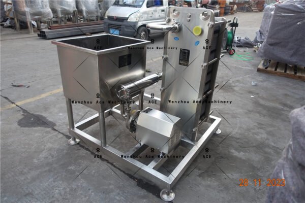 Dairy milk Preheating unit